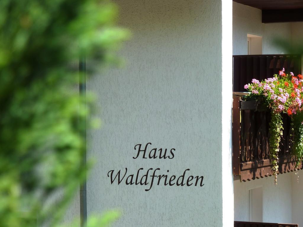 Pension Haus Waldfrieden, Meinecardplus Inklusive 维林根 外观 照片